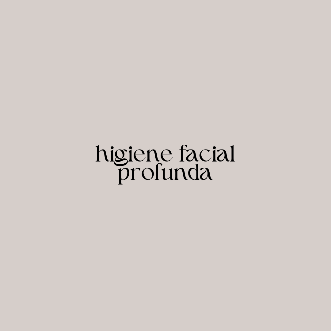 Higiene Facial Profunda