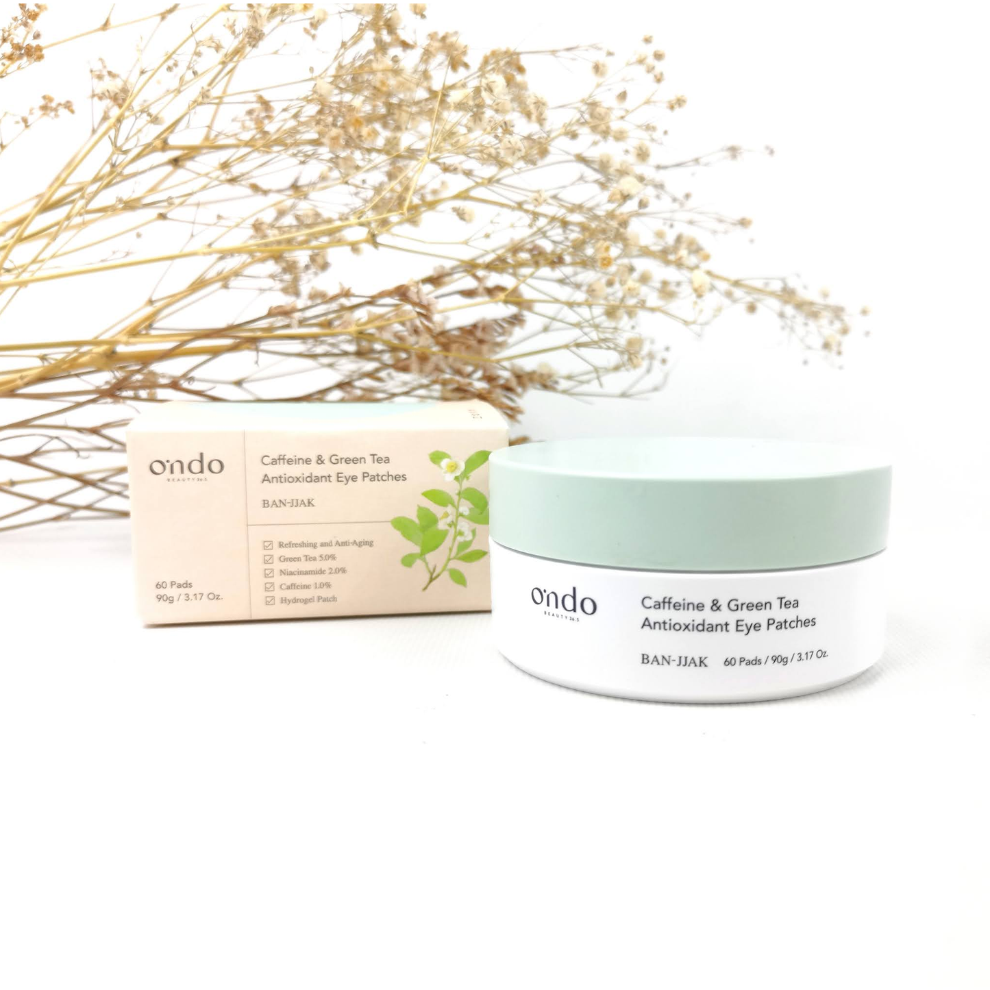 CAFFEINE & GREEN TEA ANTIOXIDANT EYE PATCHES